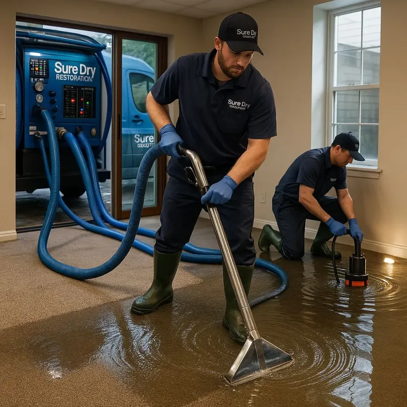 Water Extraction and Removal process in Otisville, NY